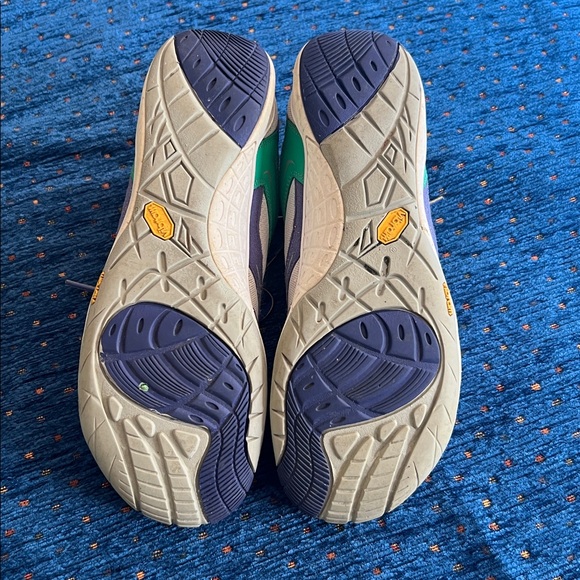Merrell barefoot trail running sneakers size 9 Green and Purple - Picture 4 of 7